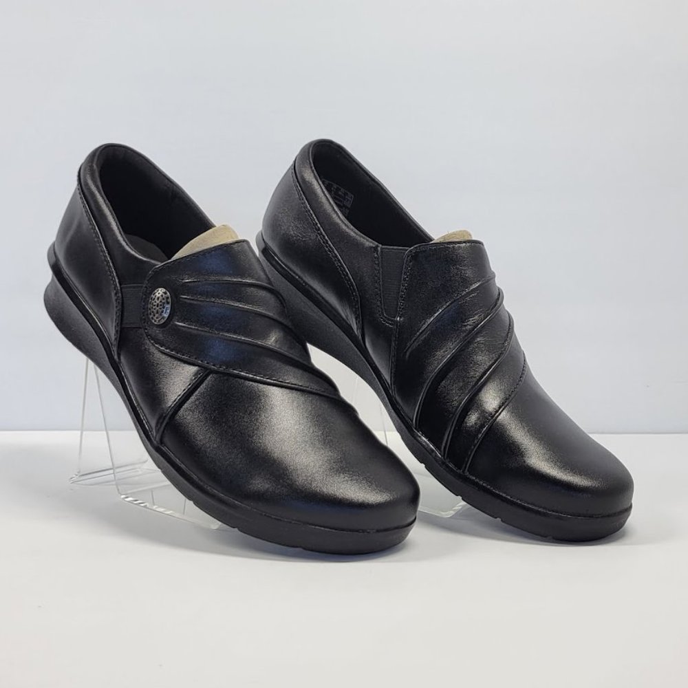 NWT- CLARKS hope roxanne slip-on loafer shoes Sz 8.5N